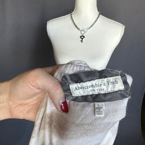 y2k abercrombie striped babydoll sweater - Picture 6 of 6